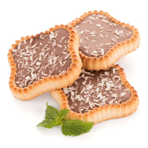 Çikolata tart kurabiye — Stok fotoğraf