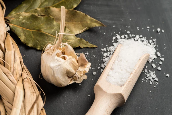 Onions and garlic — Stock Photo, Image