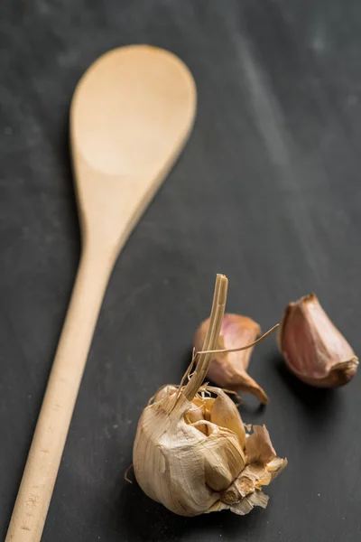 Cibule a česnek — Stock fotografie