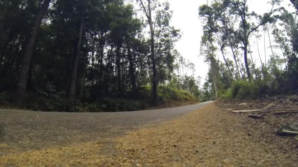 Drift trike rider during the 2nd Newton's Force Festival 2014 — Stock Video