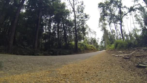 Drift trike rider during the 2nd Newton's Force Festival 2014 — Stock Video