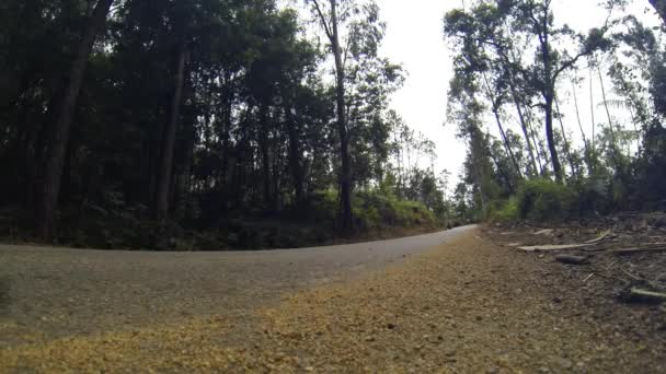 Drift trike rider during the 2nd Newton's Force Festival 2014 — Stock Video