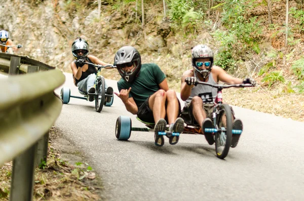 Pedro Castro driving a Side Trike during the 2nd Newton's Force — Stock Photo, Image