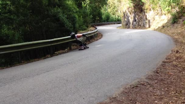 Skateboard-Fahrer beim 2. Newton 's Force Festival 2014 — Stockvideo