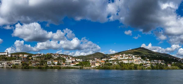 Vista Cordilheira Boneca Vale Douro Região Vinho Alto Douro Norte — Fotografia de Stock