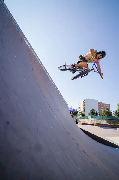 Joao Pires during the DVS BMX Series 2014 by Fuel TV — Stock Photo, Image