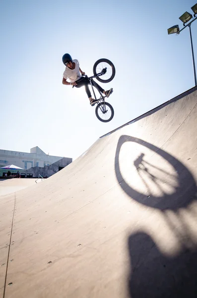 Sauro Agostinho during the DVS BMX Series 2014 by Fuel TV — Stock Photo, Image