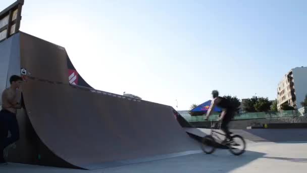 Miguel Crespo durante la DVS BMX Series 2014 di Fuel TV — Video Stock