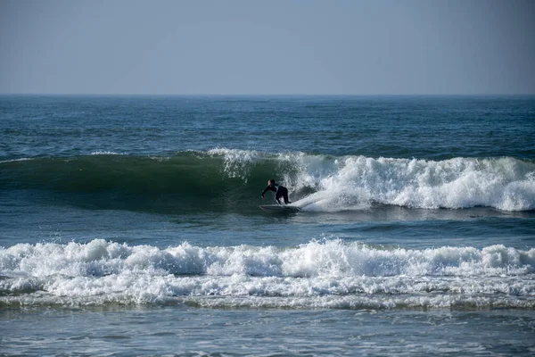 Surfez Action Sur Les Vagues Océan Par Une Journée Ensoleillée — Photo