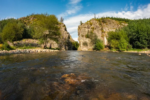 Cabril Rio Ceira Gorge Also Known Ceira River Gorge Serpins — Stock Photo, Image