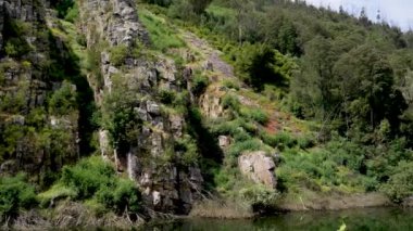 View of The Mondego bookstore, natural monument near Mondego river in Penacova - Portugal.