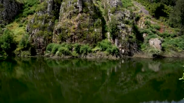 View Mondego Bookstore Natural Monument Mondego River Penacova Portugal — Stock Video