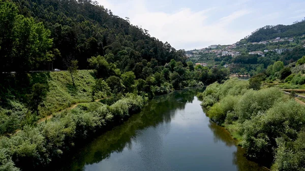 Fra Broen Mondego Elva Penacova Portugal – stockfoto