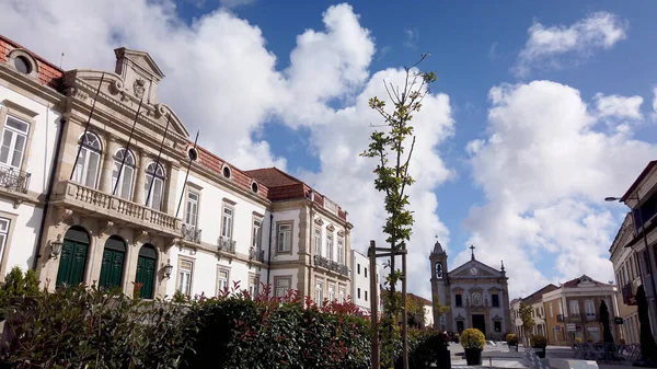 Ovar Portugal Circa Agosto 2020 Praca Rpublica Encuentra Frente Edificio — Foto de Stock