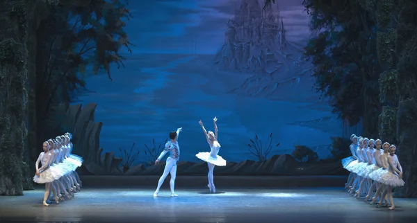Klasyczny balet - Jezioro Łabędzie — Zdjęcie stockowe
