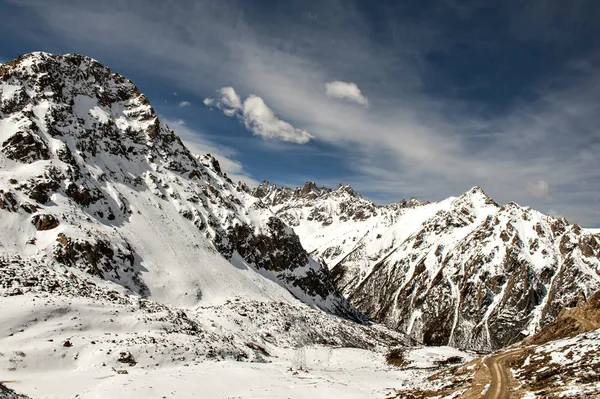 El paisaje de nieve — Foto de Stock