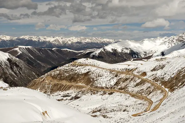 El paisaje de nieve — Foto de Stock