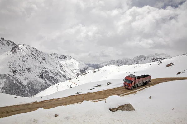 Snö landskap — Stockfoto