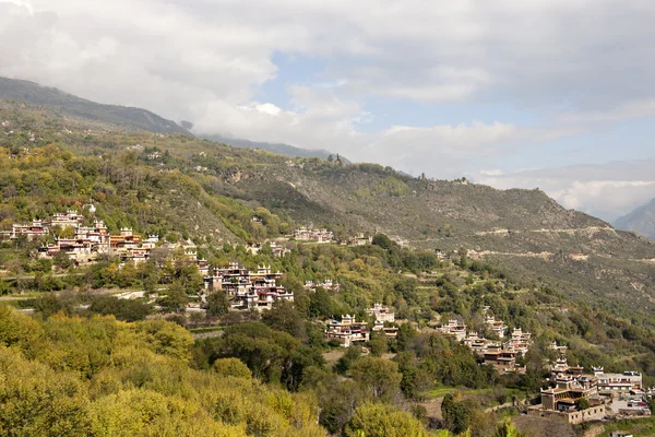 Peyzaj: Tibet Köyü — Stok fotoğraf