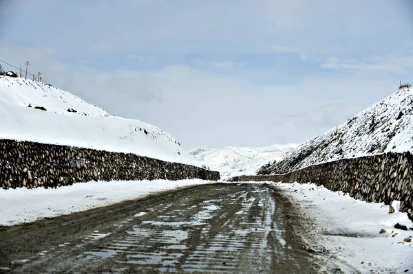 Snow pejzaż — Zdjęcie stockowe