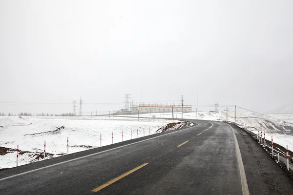 Snow landscape — Stock Photo, Image