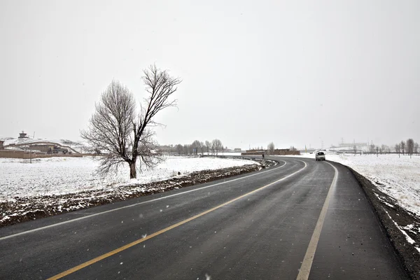 Paisagem neve — Fotografia de Stock