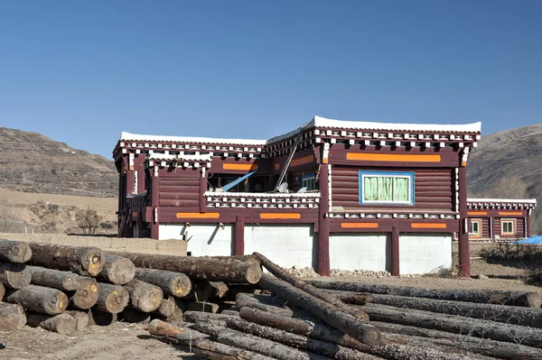 Residencia tibetana — Foto de Stock