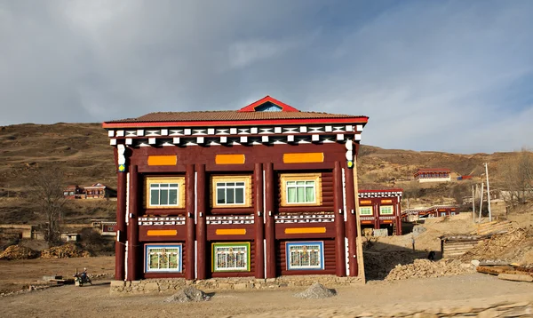 Residenza tibetana — Foto Stock