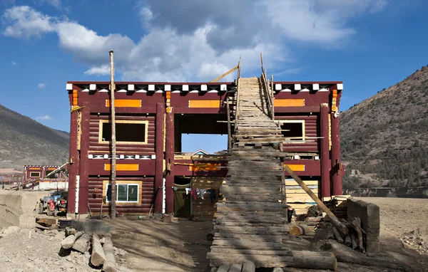 Residência tibetana — Fotografia de Stock