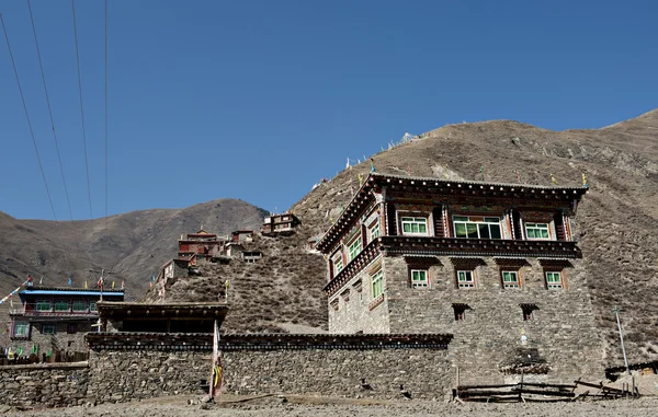 Residência tibetana — Fotografia de Stock