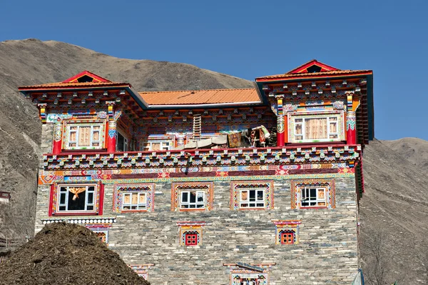 Residência tibetana — Fotografia de Stock