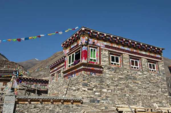 Residência tibetana — Fotografia de Stock