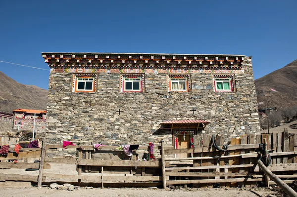 Residenza tibetana — Foto Stock