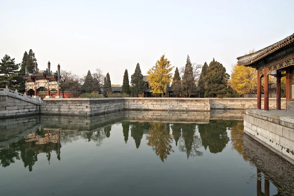 The chinese ancient times royal garden — Stock Photo, Image