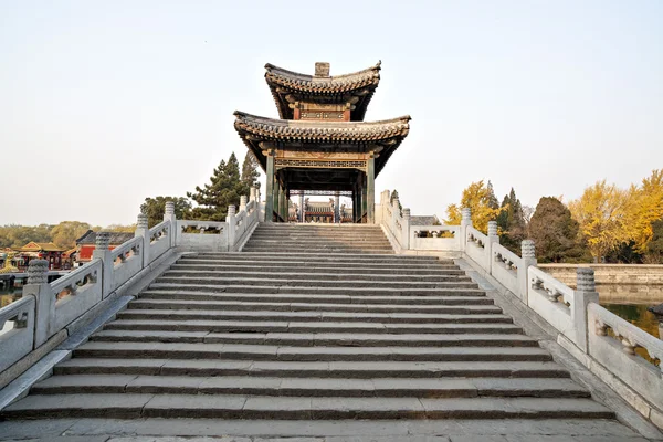 The chinese ancient times royal garden — Stock Photo, Image