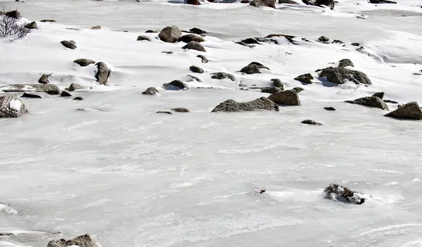 Snow mountain landscape — Stock Photo, Image