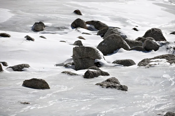 Neve paesaggio montano — Foto Stock