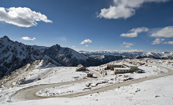 Neige montagne paysage — Photo