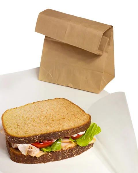 Lunch smörgås — Stockfoto