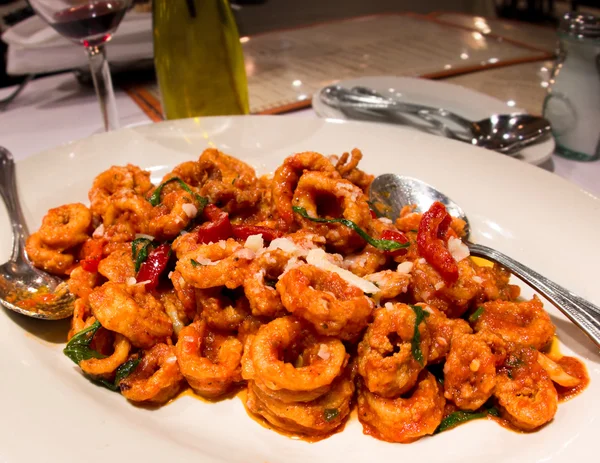 Spicy Italian Calamari — Stock Photo, Image