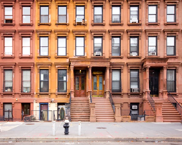 Brownstones Harlem — Foto de Stock