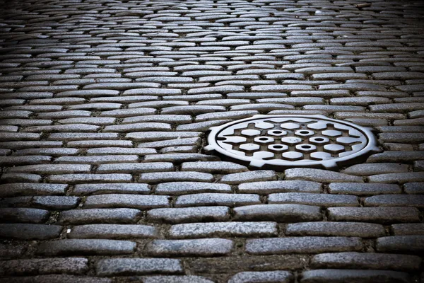 Rua Cobblestone — Fotografia de Stock