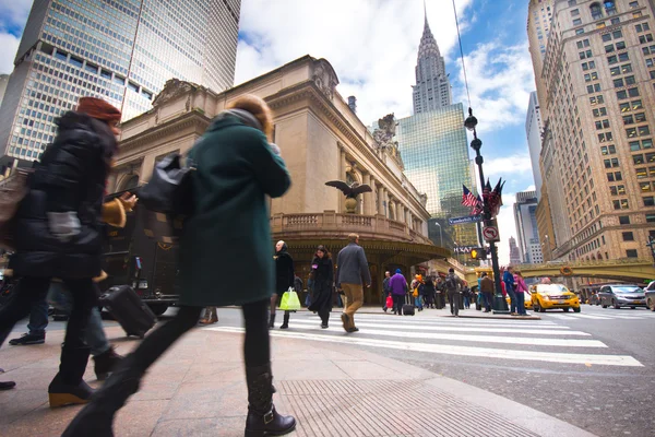 NYC grand central ve chrysler Binası — Stok fotoğraf