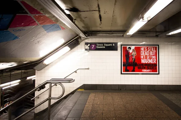 NYC metro istasyonu — Stok fotoğraf