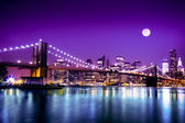 NYC Brooklynský most a panorama
