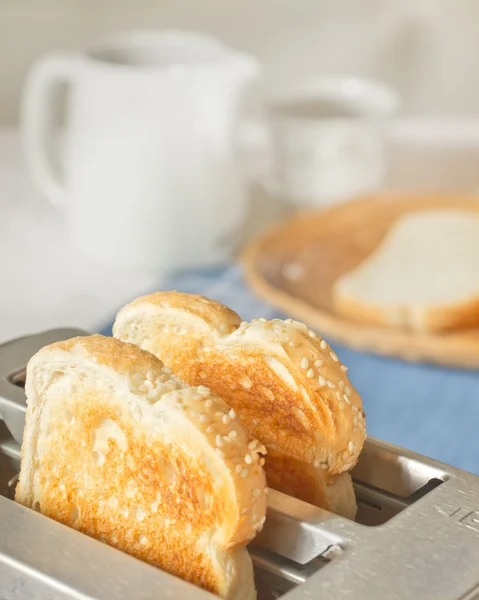 Frukost toast — Stockfoto