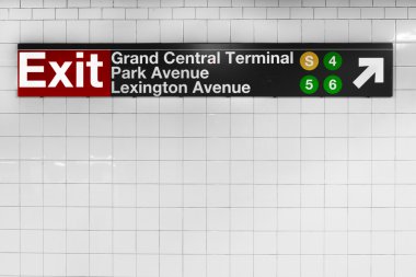 New York City Subway Station clipart
