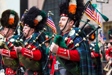 NYC St. Patrick'ın günü yürüyüşü