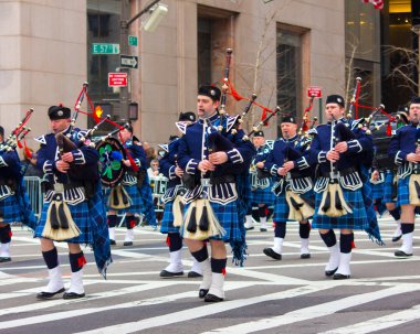 NYC St. Patrick'ın günü yürüyüşü