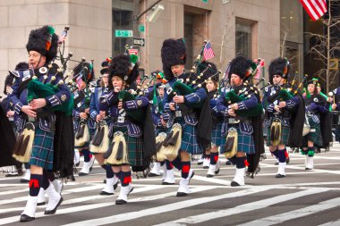 NYC St. Patrick'ın günü yürüyüşü